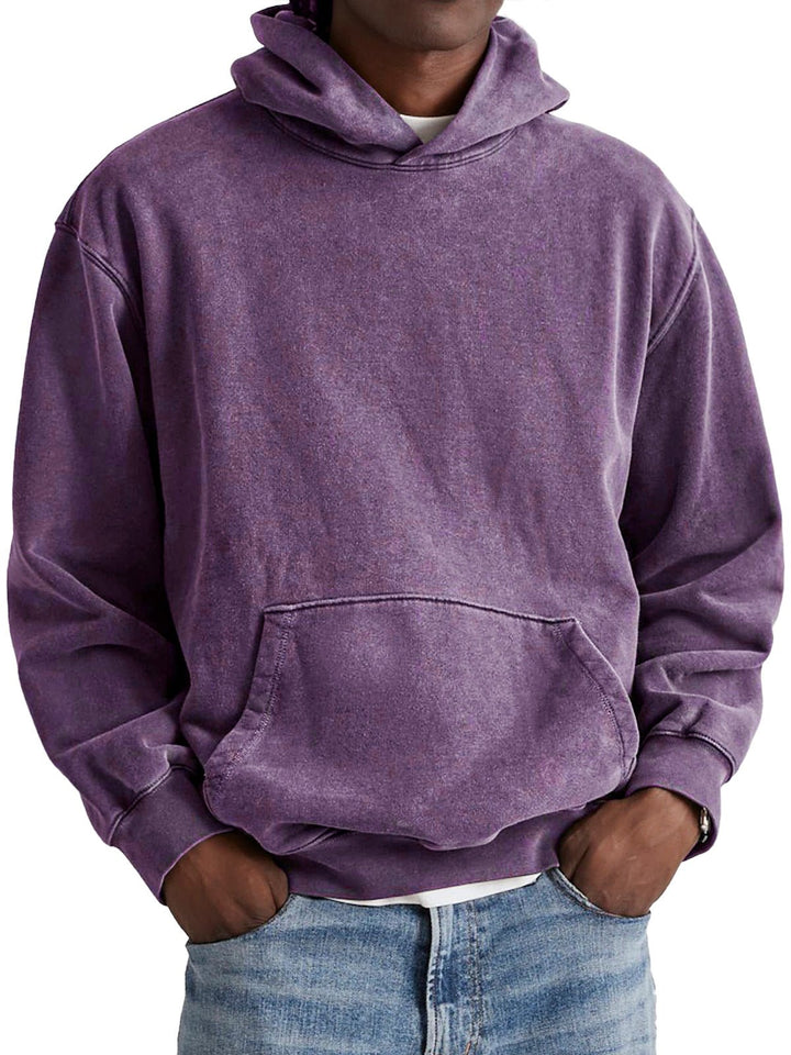 Viktore - Sudadera Con Capucha De Algodón y Manga Larga Informal
