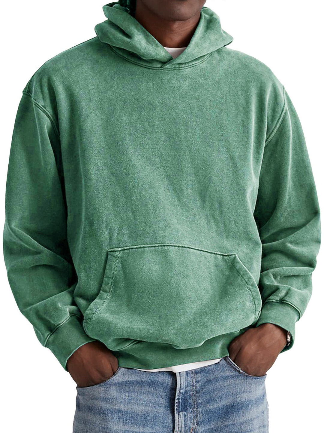 Viktore - Sudadera Con Capucha De Algodón y Manga Larga Informal