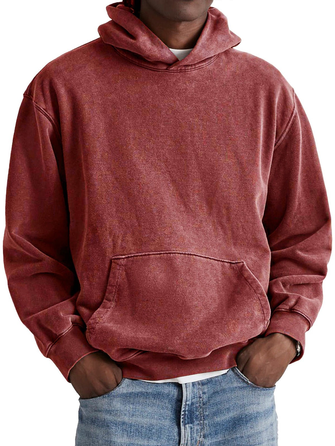 Viktore - Sudadera Con Capucha De Algodón y Manga Larga Informal