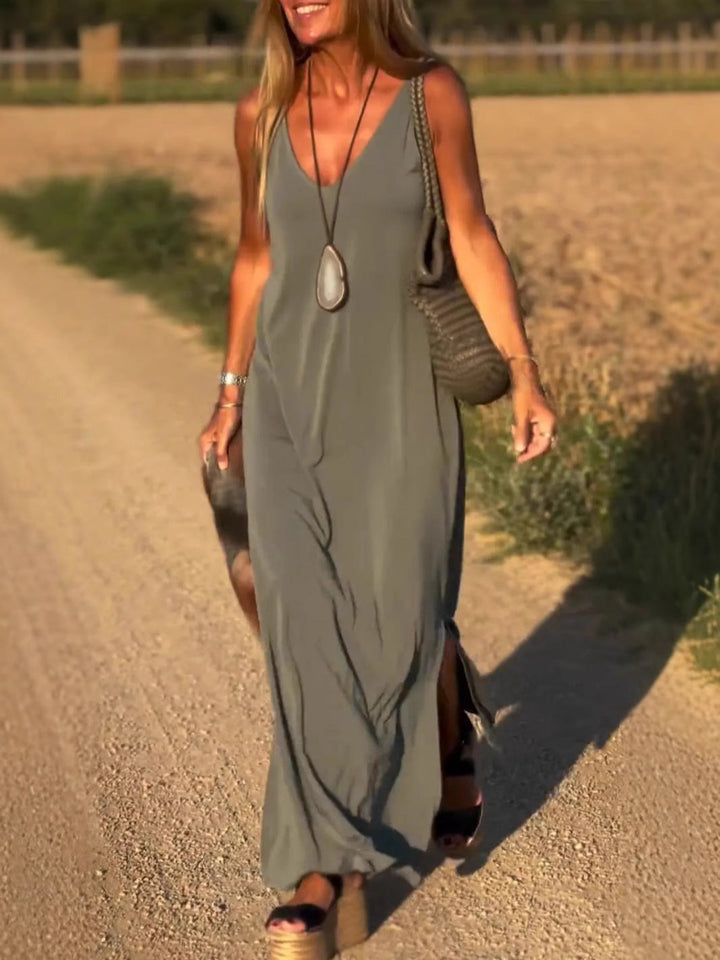 Evelyne - Elegante Vestido Largo Sin Mangas