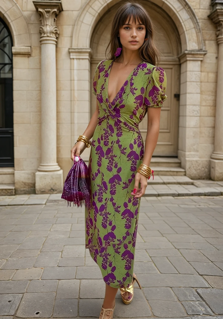 Molly - Elegante Vestido Florale