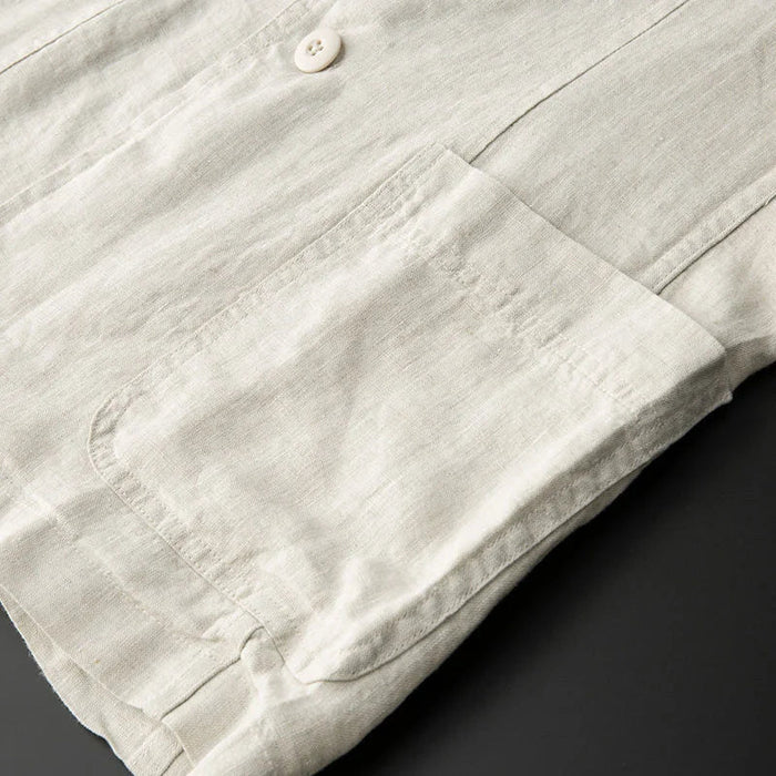 Vincenzo - Elegante Blazer De Lino De Primera Calidad
