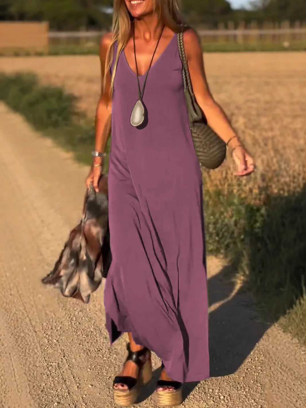Evelyne - Elegante Vestido Largo Sin Mangas