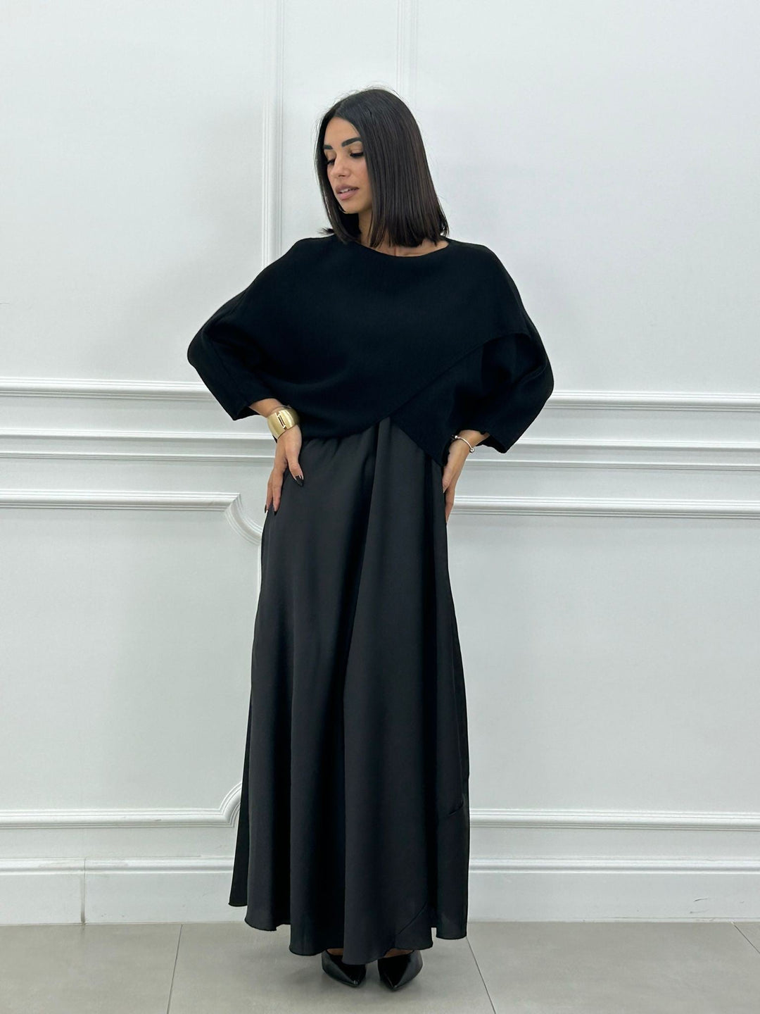 Lorelei - Elegante Vestido Largo y Top Asimétrico