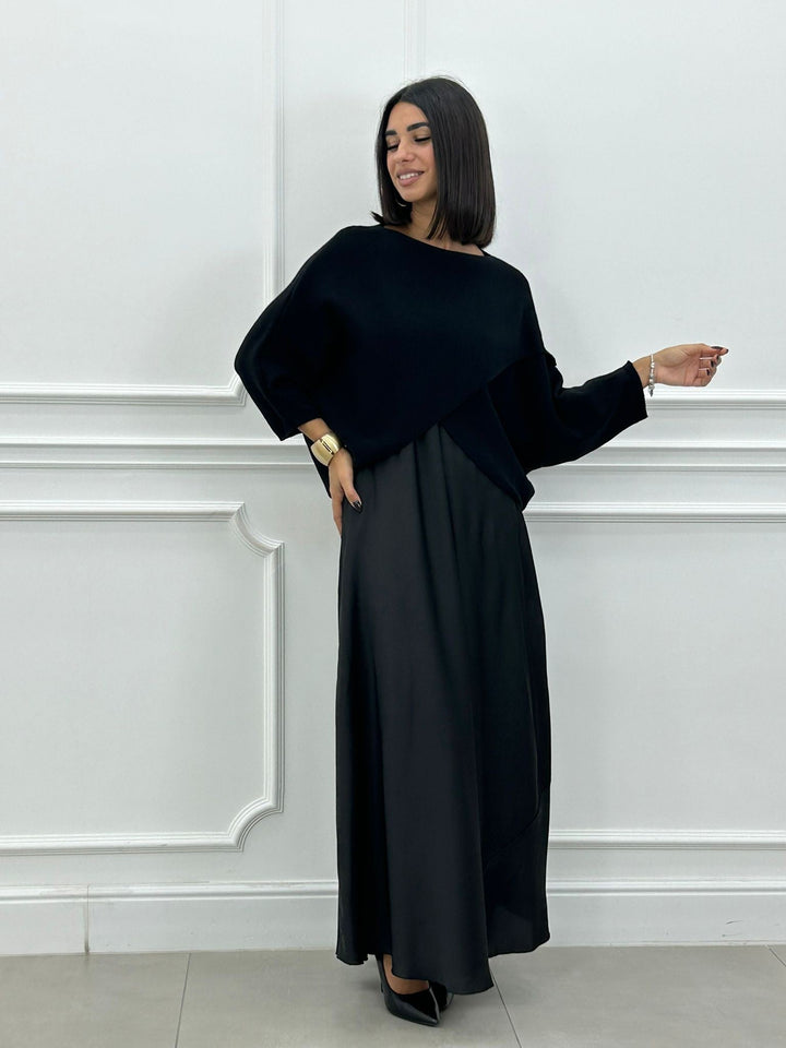 Lorelei - Elegante Vestido Largo y Top Asimétrico