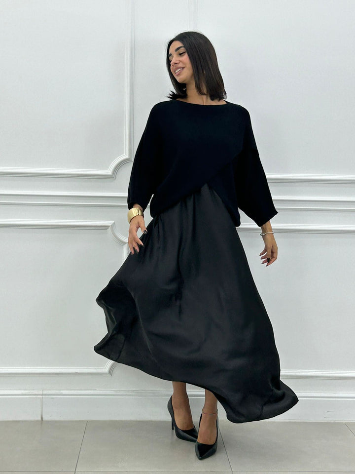 Lorelei - Elegante Vestido Largo y Top Asimétrico