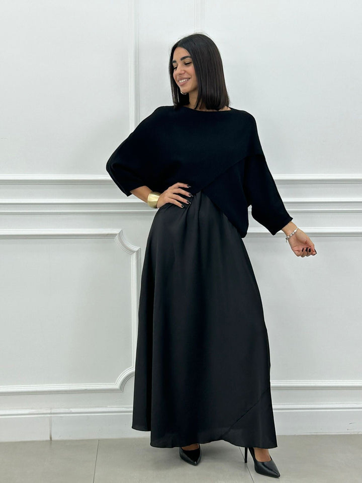 Lorelei - Elegante Vestido Largo y Top Asimétrico
