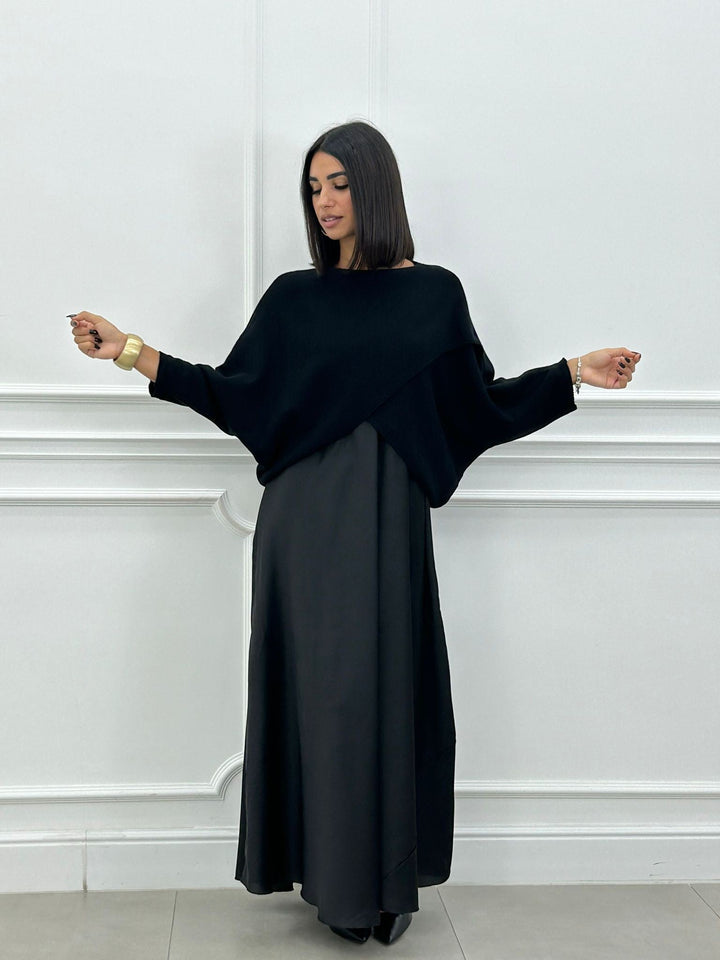 Lorelei - Elegante Vestido Largo y Top Asimétrico